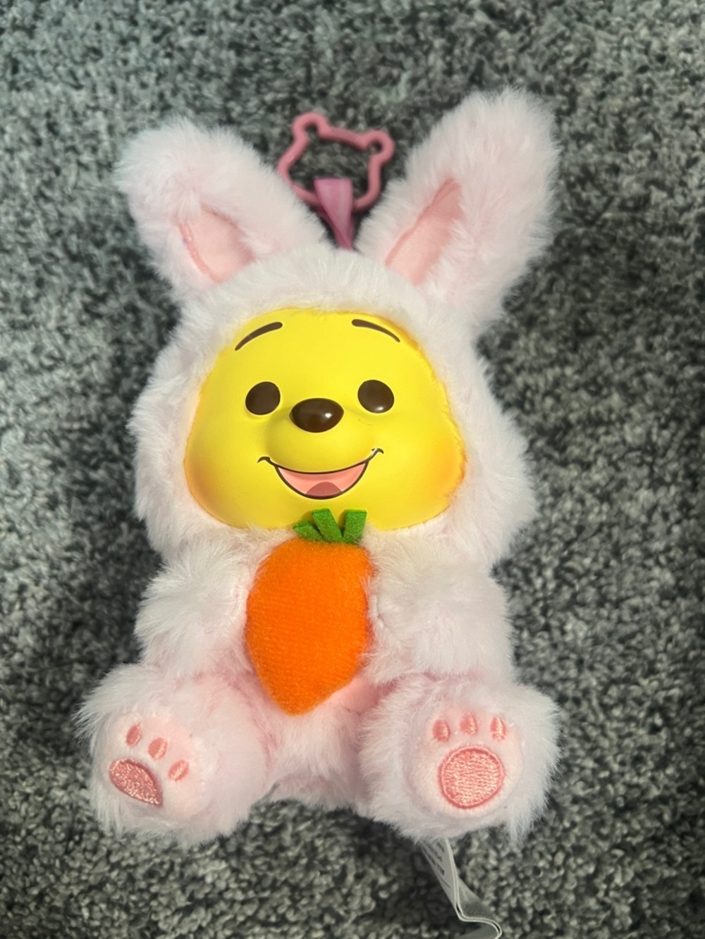 Plush Pooh Disney Miniso Character with Carrot